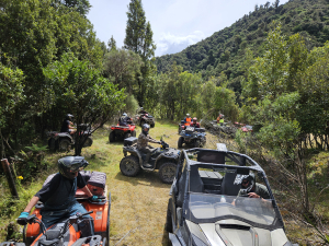 Snowy River junction - SXS and Quads right to the river